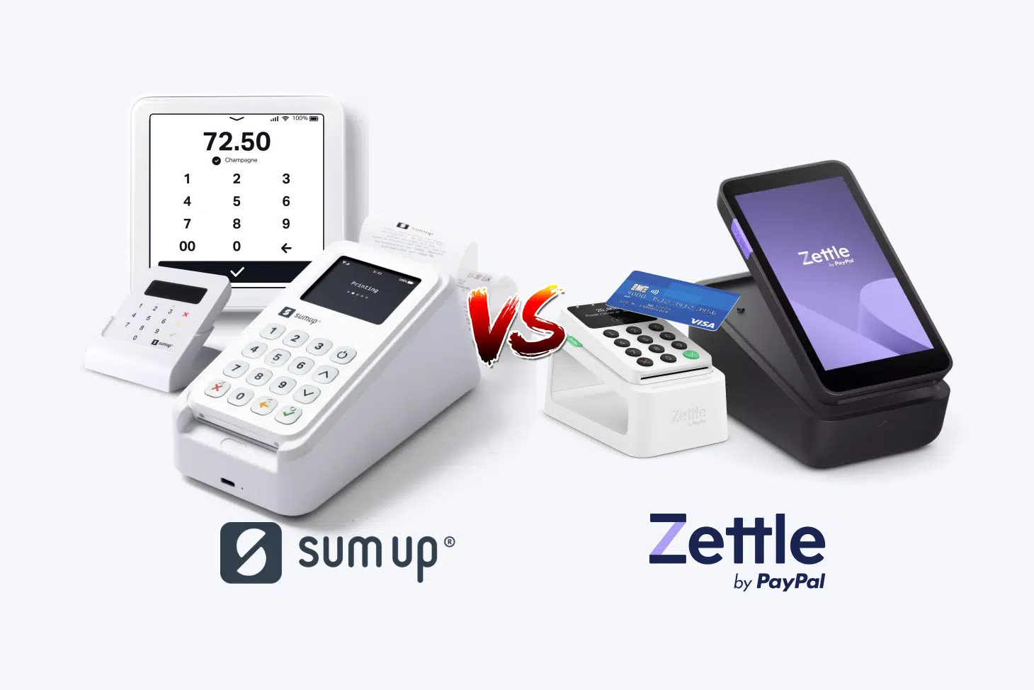 Zettle ou SumUp : comparatif des 2 terminaux de paiements mobiles