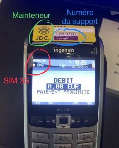 terminal de paiement