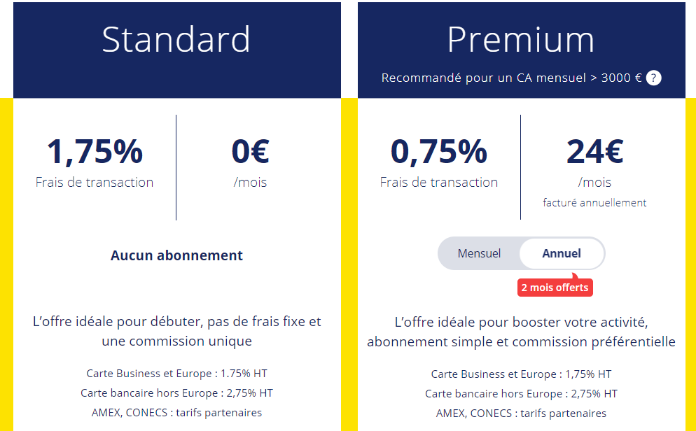 offre smile and pay