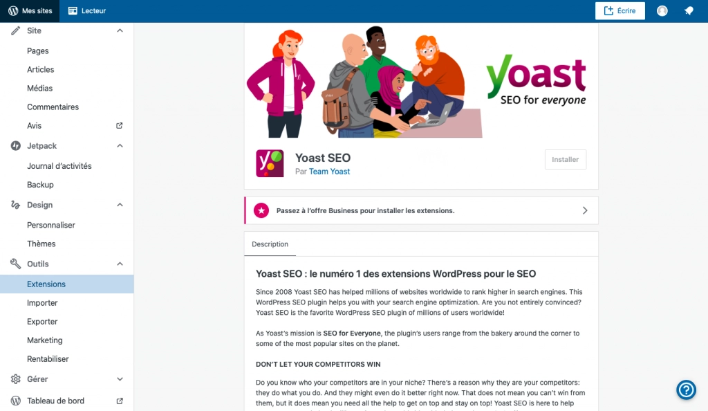 Yoast SEO wordpress