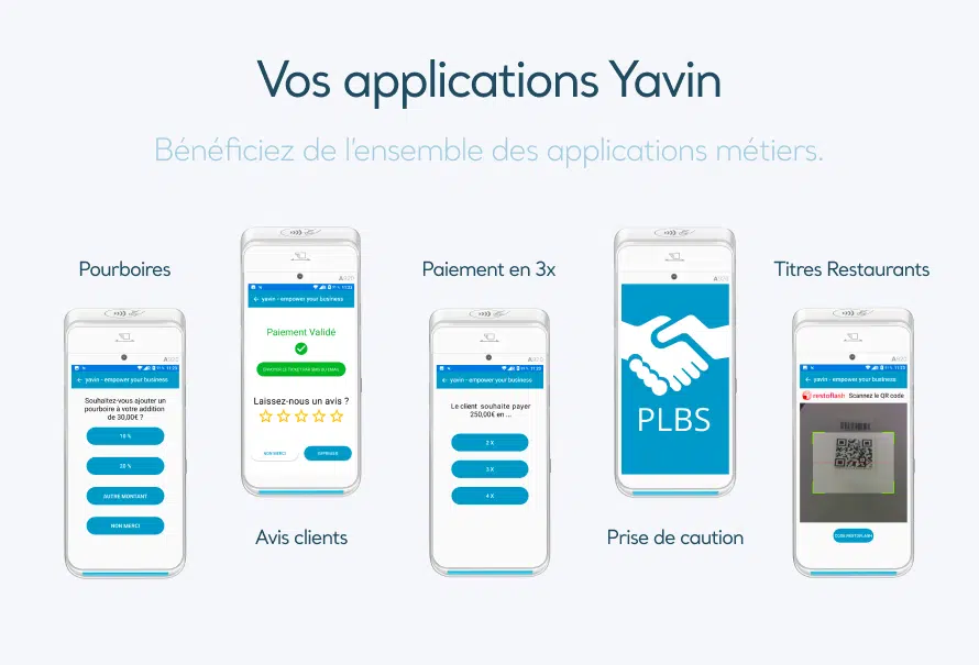 Les applications Yavin