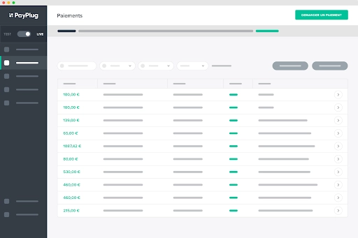 interface de paiement payplug