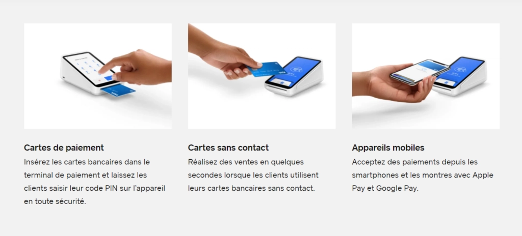 Les paiements avec le Square Terminal
