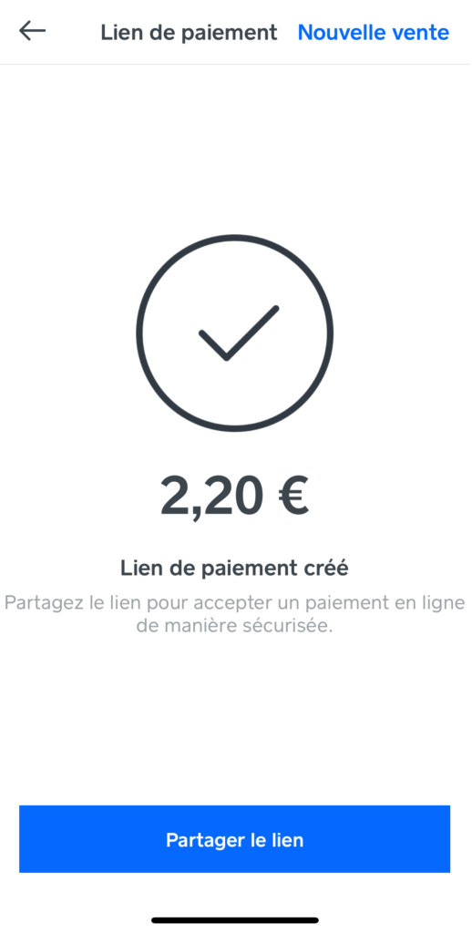 lien de paiement