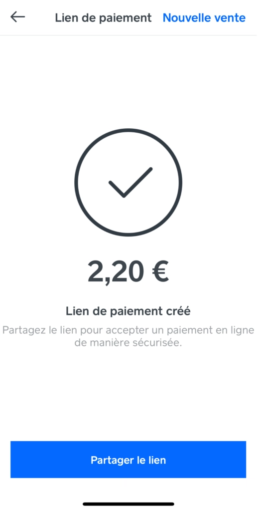 lien de paiement