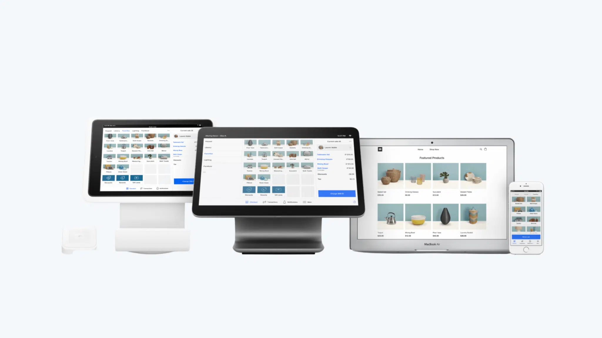 Fonctionnalités square pour restaurants