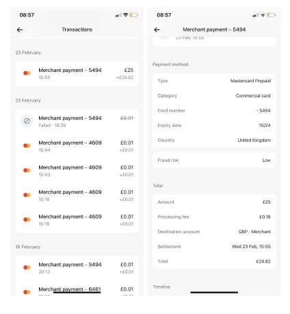 Historique Revolut