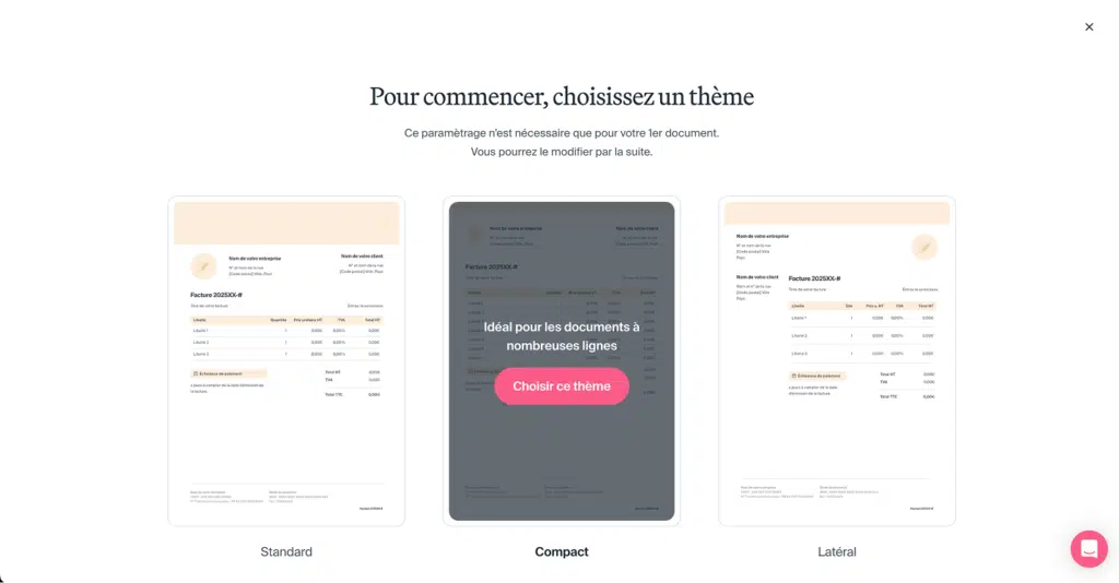 Outils de facturation