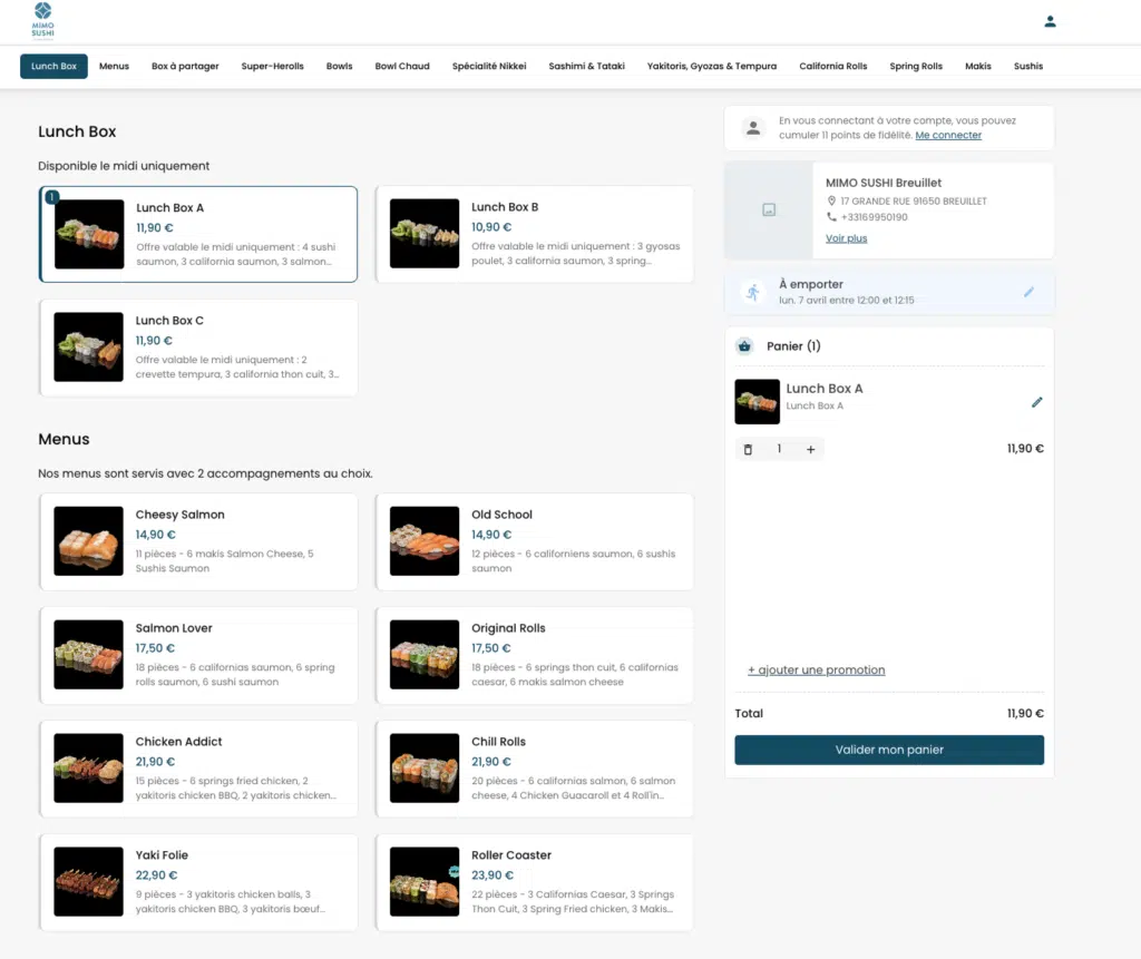 click and collect zelty