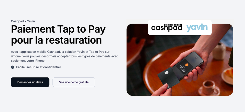 tap to pay cashpad yavin